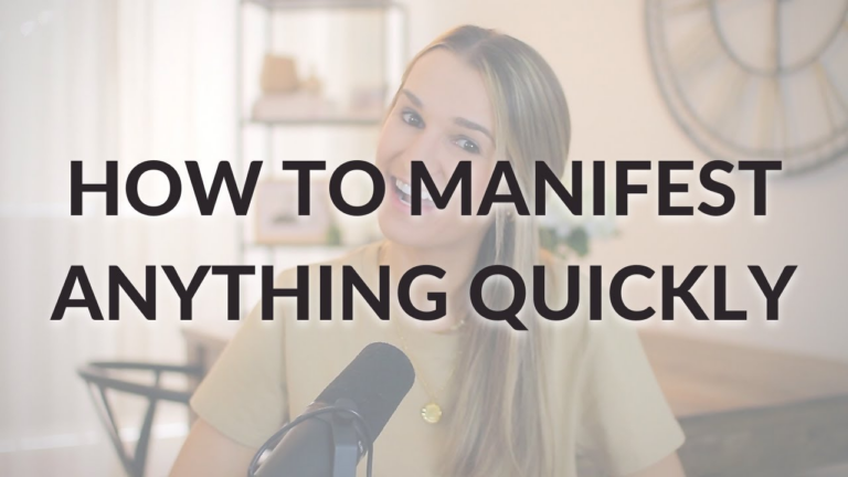 How to Manifest Anything Quickly