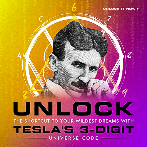 Nikola Tesla universe code image